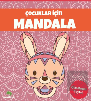 Çocuklar İçin Mandala-Pembe