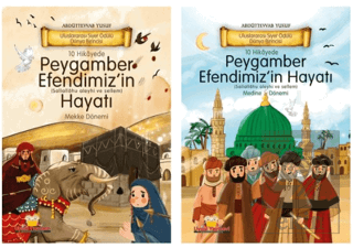 Çocuklar İçin Peygamberimizin Hayatı Mekke ve Medine Dönemi (2 Kitap)