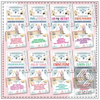 Çocuklar İçin Psikoloik Destek Serisi 8 Kitap