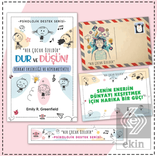 Çocuklar İçin Psikolojik Destek Serisi - Çocuklarda Dikkat Eksikliği ve Hiperaktivite - Kartpostal ve Ayraç