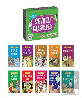 Çocuklar için Sevilen Klasikler (10 Kitap + Soru K