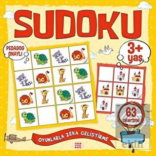 Çocuklar İçin Sudoku Çıkartmalı (3+ Yaş)