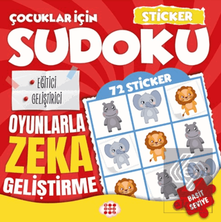 Çocuklar için Sudoku - Sticker Hediyeli Basit Seviye 1 Kolektif Dokuz 