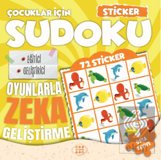 Çocuklar için Sudoku - Sticker Hediyeli Orta Seviye 2 Kolektif Dokuz Ç