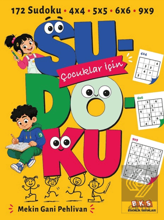 Çocuklar için Sudoku Mekin Gani Pehlivan BKS Etkinlik Yayınları Satın 