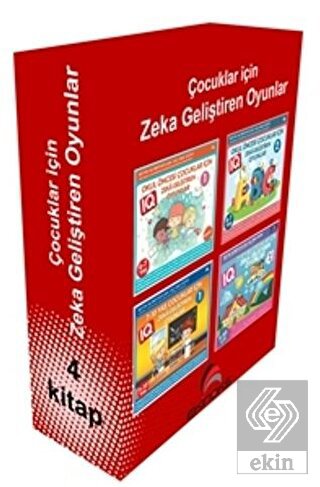Çocuklar için Zeka Geliştiren Oyunlar (4 Kitap Tak