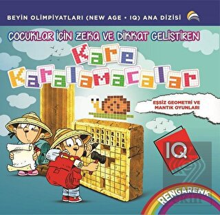 Çocuklar İçin Zeka ve Dikkat Geliştiren Kare Karal