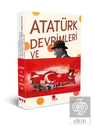 Çocuklar ve Gençler için Atatürk Seti - 4 Kitap