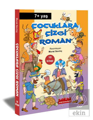 Çocuklara Çizgi Roman - Renkli Resimli 10 Kitap se