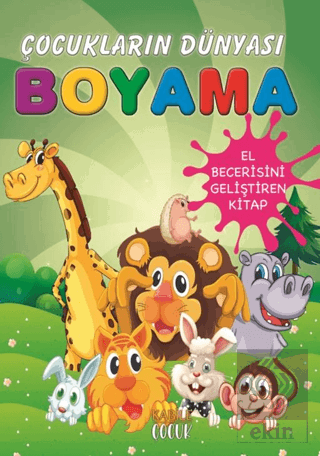 Çocukların Dünyası Boyama Kitabı 4 – Sevimli Hayvanlar