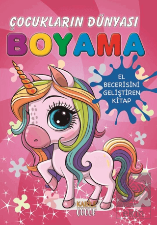 Çocukların Dünyası Boyama Kitabı 5 - Tek Boynuzlu At