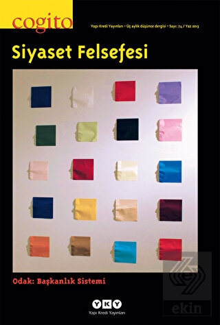 Cogito Sayı: 74 Siyaset Felsefesi