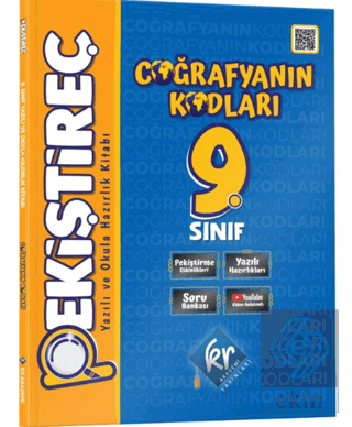 Coğrafyanın Kodları 9. Sınıf Coğrafya Pekiştireç Yazılı ve Okula Hazırlık Kitabı