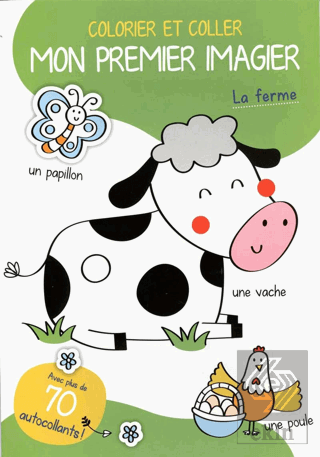 Colorier Et Coller Mon Premier İmagier: La Ferme