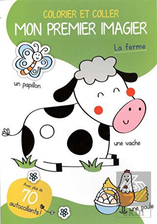 Colorier Et Coller Mon Premier İmagier: La Ferme