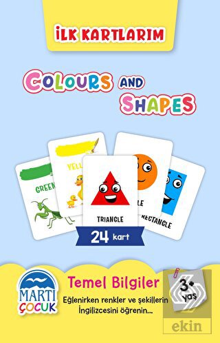 Colours and Shapes - İlk Kartlarım