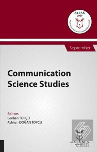 Communication Science Studies (AYBAK 2019 Eylül)