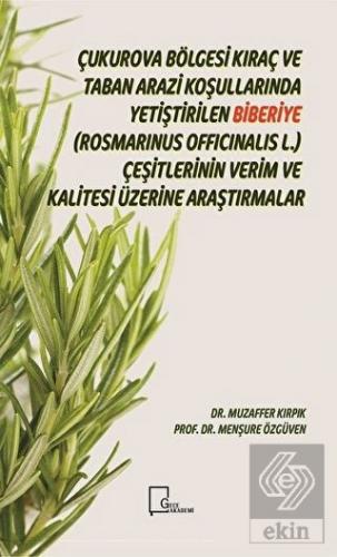 Çukurova Bölgesi Kıraç ve Taban Arazi Koşullarında