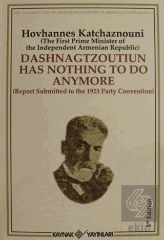 Dashnagtzoutiun Has Nothing to do Anymore