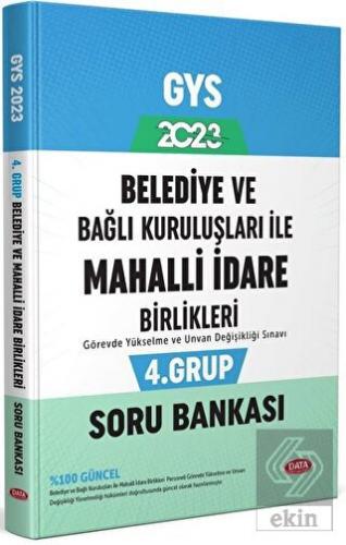 Data 2023 GYS Belediye ve Bağlı Kuruluşları ile Ma