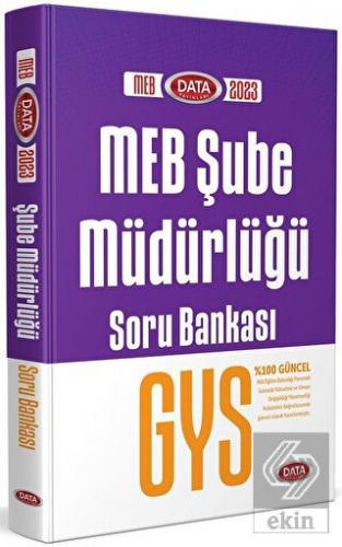 Data 2023 GYS MEB Şube Müdürlüğü Soru Bankası Göre