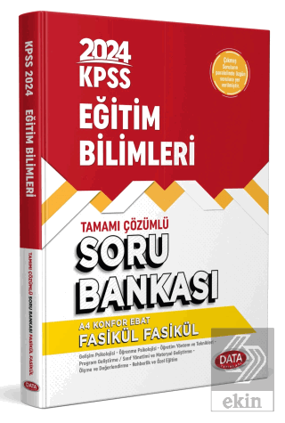 Data 2023 KPSS Eğitim Bilimleri Soru Bankası Tek K