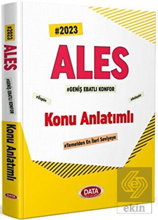 Data Yayınları 2023 ALES Konu Anlatımlı