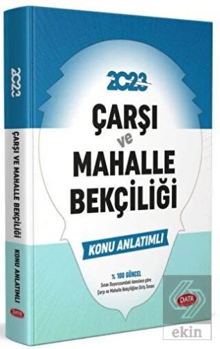 Data Yayınları 2023 Çarşı ve Mahalle Bekçiliği Kon