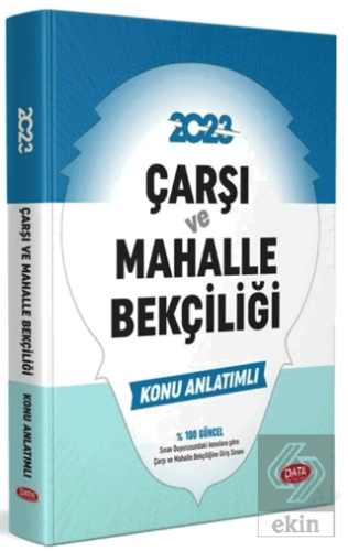 Data Yayınları 2023 Çarşı ve Mahalle Bekçiliği Kon