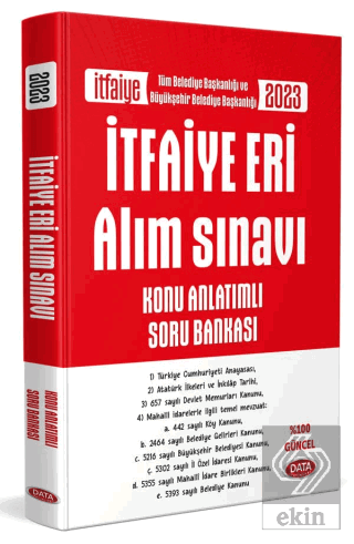 Data Yayınları 2023 İtfaiye Eri Alım Sınavı Konu A