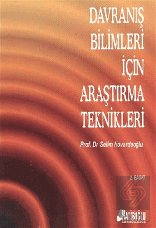 Davranış Bilimleri İçin Araştırma Teknikleri