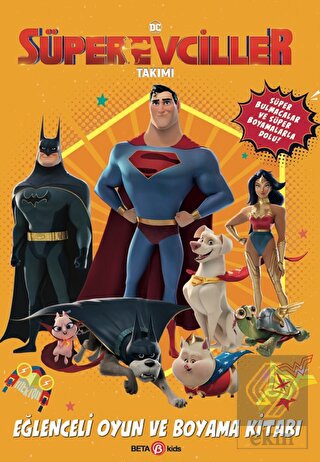 DC Süper Evciller Takımı - Eğlenceli Oyun ve Boyam