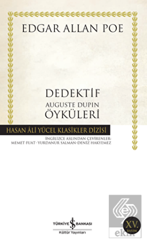 Dedektif Auguste Dupin Öyküleri