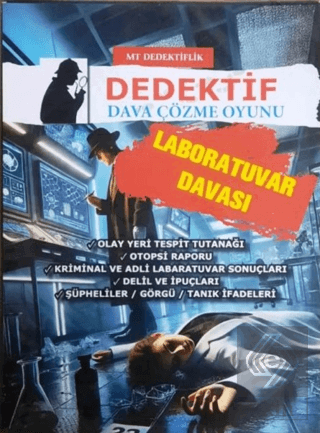 Dedektif Dava Çözme Oyunu - Laboratuvar Davası