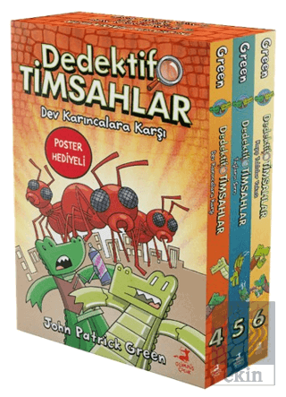 Dedektif Timsahlar 3 Kitaplık Kutulu Set (4-5-6)