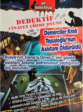 Dedektiflik Cinayet Çözme Oyunu - Demirciler Kralı Topaloğlunun Asistanı Öldürüldü