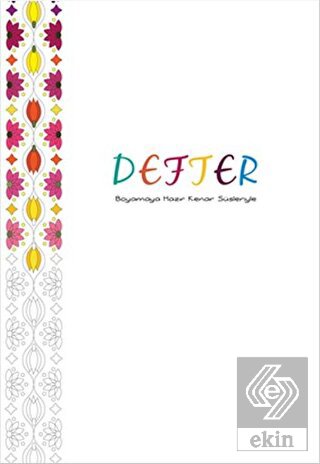 Defter - Boyamaya Hazır Kenar Süsleriyle