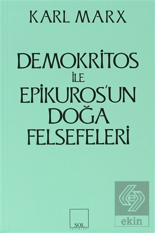 Demokritos ile Epikuros\'un Doğa Felsefeleri