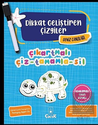 Deniz Canlıları - Dikkat Geliştiren Çizgiler