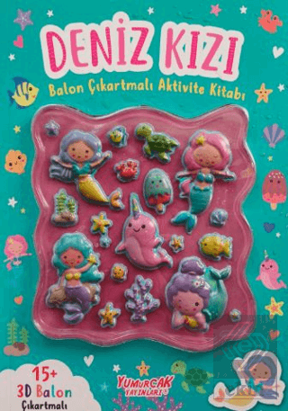 Deniz Kızı Balon Çıkartmalı Aktivite Kitabı