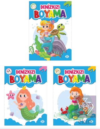 Denizkızı Boyama Seti (3 Kitap)