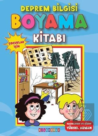 Deprem Bilgisi Boyama Kitabı - Çocuklar İçin