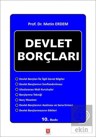 Devlet Borçları Metin Erdem