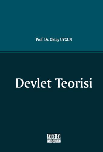 Devlet Teorisi Oktay Uygun On İki Levha Yayınları Satın Al - ekinkitap