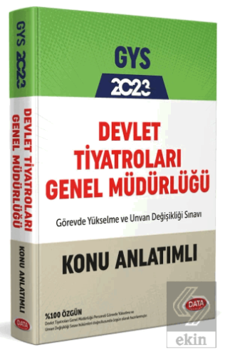 Devlet Tiyatroları Genel Müdürlüğü GYS Hazırlık Ki