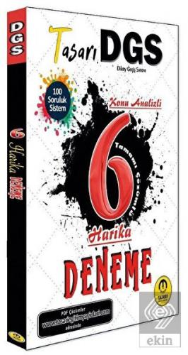 DGS 6 Harika Deneme PDF Çözümlü Tasarı Yayınları