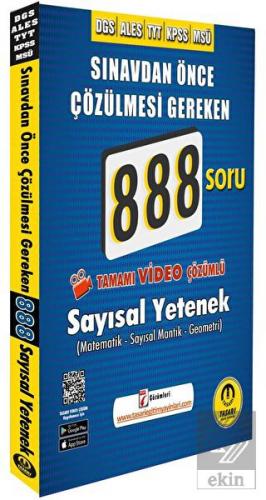 Dgs Ales Video Çözümlü 888 Sayısal Soru Bankası