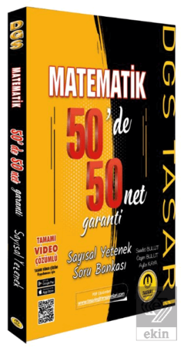 DGS Matematik 50'de 50 Net Garanti Soru Bankası