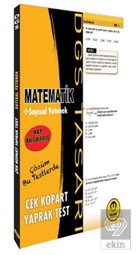 DGS Matematik Yaprak Test Tasarı Yayıncılık