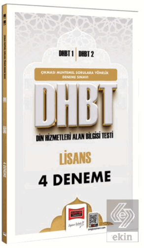 DHBT 1 - DHBT 2 Lisans 4 Deneme Sınavı
